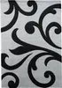 Designer Teppich Maui Grau Schwarz Ranken, Größe:140x200 cm Produktbild-Vorschau 5