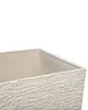 BELIANI Blumenkübel Beige 30 x 30 x 60 cm aus Steingemisch Produktbild-Vorschau 4