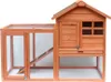 Wiltec Hasenstall 1220 x 630 x 920 mm mit Freilaufgehege Produktbild-Vorschau 2