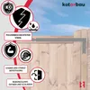 KOTARBAU® Sada 2 okenicových závěsů černá 500 mm křížové Náhled obrázku produktu 4
