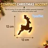 LED-Rentier-Wanddekoration, festliche Weihnachtsbeleuchtung Produktbild-Vorschau 2