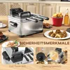 Fritéza HOMCOM s objemem 5 l, nastavitelnou teplotou a Náhled obrázku produktu 6