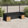 The Living Store 7-tlg. Garten-Sofagarnitur mit Kissen Produktbild-Vorschau 2