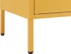 BELIANI Metallschrank Gelb Stahl 100 x 40 x 65 cm Sideboard Produktbild-Vorschau 9