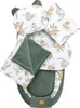 Savanna Fun & Olive Velvet 5-teiliges Set XXL Babynest Produktbild-Vorschau 1