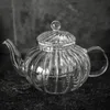 Théière "Olivia" en verre Bouilloire avec anse et couvercle Voir les images du produit 3