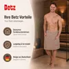 Betz Frottee Saunakilt mit Knöpfen für Herren 100% Produktbild-Vorschau 9