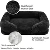 Hundebett, Hundebetten Hundekissen,waschbar rutschfest, L, Produktbild-Vorschau 3