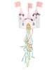 Piñata Schloss Prinzessin bunt 60x28cm - Einheitsgröße Produktbild-Vorschau 1