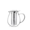 Glaskanne für Tee und Kräuter, Metall-Ei Wilmax 0,85 l Produktbild-Vorschau 1
