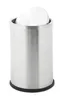 Runder Edelstahl Papierkorb mit Swing Deckel |10 Liter, HxØ Produktbild-Vorschau 2