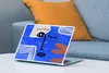 MuchoWow® Laptop Aufkleber Sticker Cover Porträt - Blau - Produktbild-Vorschau 4