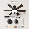 E27 Leise Ventilator φ52cm Deckenventilator mit Licht & Produktbild-Vorschau 6