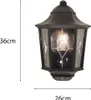 Außenwandleuchte NORFOLK Halbschale, Höhe 36cm Produktbild-Vorschau 7