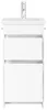 vidaXL Badkamerkast met wastafel, wit, 42 x 40 x 84,5 cm Productafbeelding-voorbeeld 3