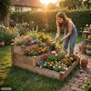 needs&wants® Grande jardinière surélevée à plusieurs Voir les images du produit 5