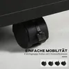 HOMCOM Cassettiera con rotelle per documenti, mobile da Anteprima dell’immagine prodotto 6