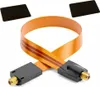 Flachband SAT Koaxial Kabel Tür Fensterdurchführungskabel Produktbild-Vorschau 1