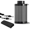 ISOISL Kohlefilter Grow 100mm Aktivkohlefilter Produktbild-Vorschau 1