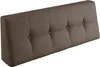 A brown tufted headboard is shown against a white background. Produktbild-Vorschau