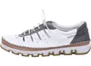 Gemini Damen Sneaker Leder Cutouts sportliche Schnürschuhe Produktbild-Vorschau 3
