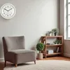 LS-LebenStil Retro Wanduhr Creme Weiß 26cm Kunststoff Produktbild-Vorschau 8