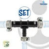 tecuro Schlauchverbinder T-Stück Ø 28 x Ø 21 x Ø 28 mm, mit Produktbild-Vorschau 2