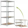 KRUMAD regál pro vysoké zatížení 180x90x40 cm 5 polic z MDF Náhled obrázku produktu 14