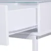 VANITII Coiffeuse avec éclairage LED Blanc 100 x 55 x 81 cm Voir les images du produit 7
