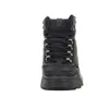 A single black high-top sneaker is shown from the front against a white background. Produktbild-Vorschau