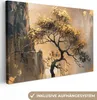 MuchoWow® - Leinwandbilder - Baum - Gold - Landschaft - Produktbild-Vorschau 1