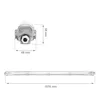Feuchtraumleuchte 150cm für 1 LED Röhren, IP65 Produktbild-Vorschau 15