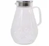 Glaskrug 2L mit Edelstahldeckel | Wasserkrug Saftkrug Produktbild-Vorschau 3