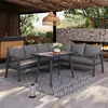 Gartenmöbel-Set für 6 Personen, Loungemöbel mit Esstisch & Produktbild-Vorschau 3