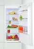 An open refrigerator with food items on the shelves. Produktbild-Vorschau