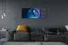 Glasbilder 125x50 Wandkunst Raum Frau Mond Produktbild-Vorschau 4