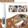 Pfotentrimmer mit LED-Licht, geräuscharm, wasserdicht, Produktbild-Vorschau 5
