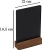 WERBETAFEL INFORMATIONSCHILD Kreide MENÜ A6 18x12cm Ständer Produktbild-Vorschau 8