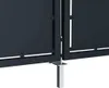 vidaXL Gartentor aus Stahl 350 x 125 cm Anthrazit Produktbild-Vorschau 5