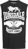Lonsdale Cleator ärmelloses T-shirt Schwarz L Mann Schwarz Produktbild-Vorschau 3