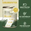Hundenassfutter - Huhn mit Naturreis an Möhren & roten Produktbild-Vorschau 2