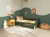 FURNLUX Kinder Einzelbett Viggo Grün 90x200cm / Hauptfarbe: Produktbild-Vorschau 5