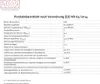 A product data sheet with energy efficiency information for an electrical appliance. Produktbild-Vorschau