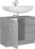 vidaXL Mobiletto in cemento grigio 63x30x54 cm Materiale a Anteprima dell’immagine prodotto 4