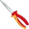 A pair of long-nose pliers with red and yellow insulated handles, set against a white background. Anteprima dell’immagine prodotto