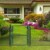 Fiqops 150x100cm Gartentor Gartentür Maschendraht Einzeltor Produktbild-Vorschau 6