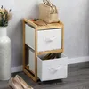 KESPER Regal mit 2 Textilboxen, Bambus, 54275 Produktbild-Vorschau 2