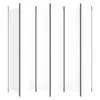 vidaXL Paravent 6 pcs. blanc 300x220 cm Tissu - séparateur Voir les images du produit 11
