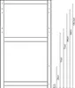 Waschmaschinenregal 74x65x111cm Schwarz | Regal Gestell für Produktbild-Vorschau 7