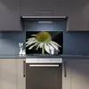 Herdabdeckplatte Glaskeramik 1 Teilig 80x52 Pflanzen Weiß Produktbild-Vorschau 6